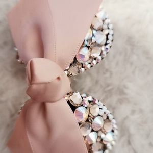 New light pink cute  hair bow